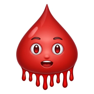 Emoji de sangre sticker
