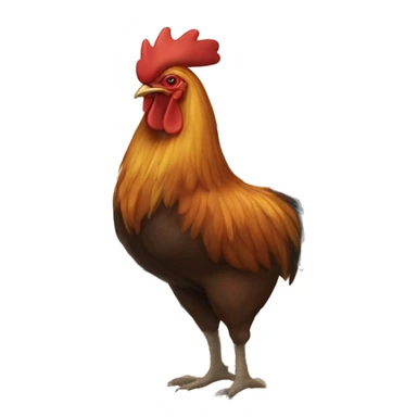 Rooster in the oven sticker