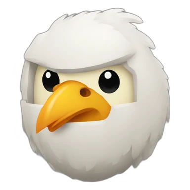 pixel ninja-chicken sticker