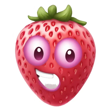 fraise  mauve choquer sticker