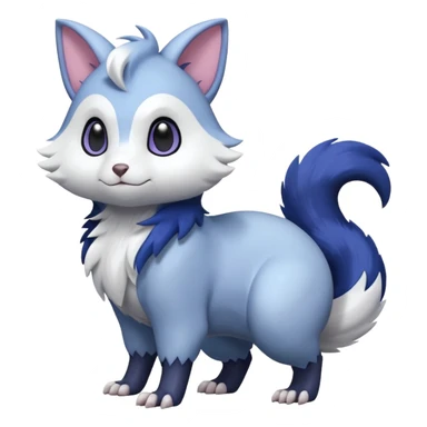 Shiny Furret-Absol-Noibat-Hybrid (Full body) sticker