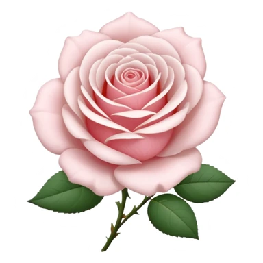 rose shape flower, no stem, now make it a white sticker