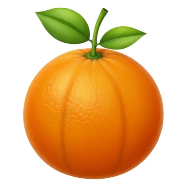 Orange fruitwith a Stem  sticker