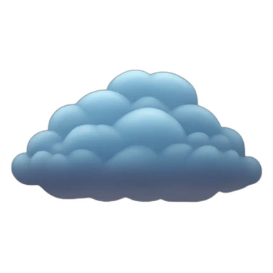 Raincloud over desert mesa sticker
