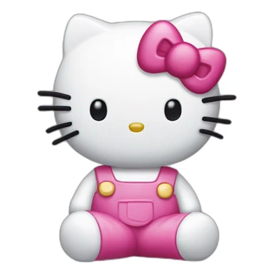 Hello kitty contenta sticker
