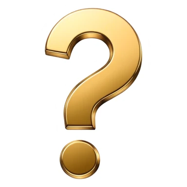 confused with question mark sticker