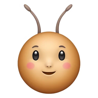 Yuvarlak beyaz tik sticker