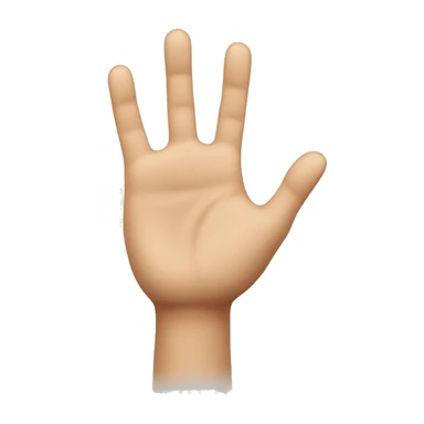 Hand saying to come sticker