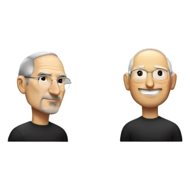 Steve Jobs and Tim Cook sticker
