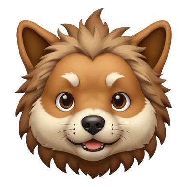 Exploding dog head sticker