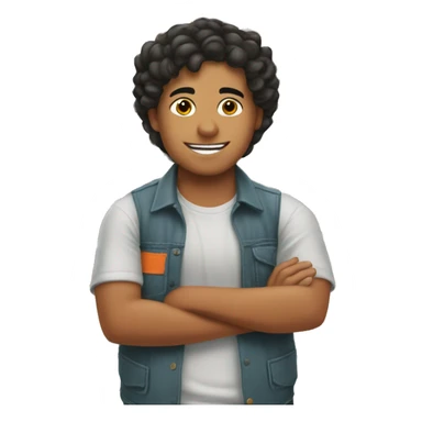 Mexican boy at Home Depot  sticker