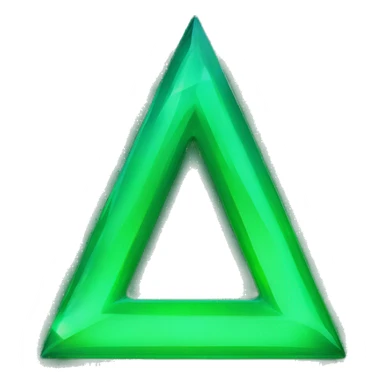 A mysterious shining omnious element Shining in neon green beautiful Looking Like  Emerald sticker