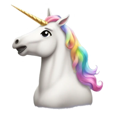 Unicorn mind blown sticker