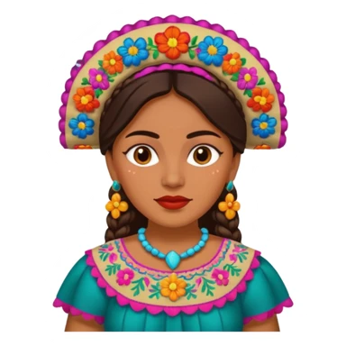 1800's mexican female sticker