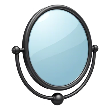 Un espejo con un brillo hipnótico en el centro). sticker