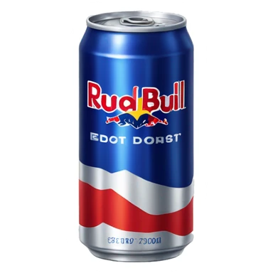 blue red bull energy drink sticker