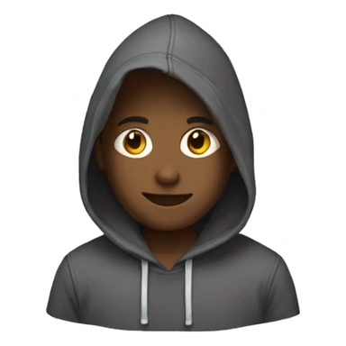 dark grey hoodie sticker