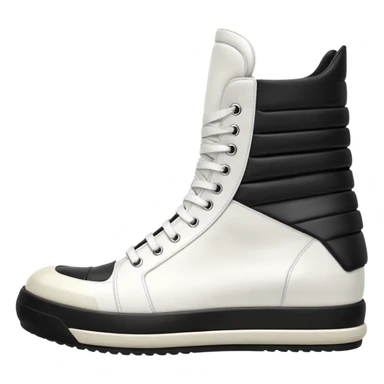rick owens geobasket all white sticker