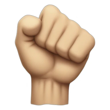 Angry fist sticker