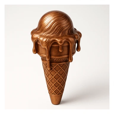 happy children with melting ice cream cones sticker