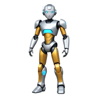 fullbody teslabot sticker
