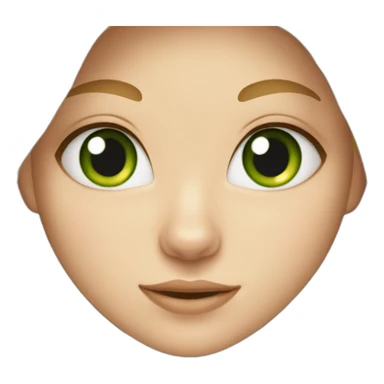 Cat female with long blonde hair an green eyes sticker