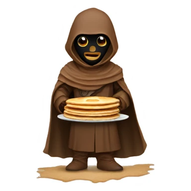Jawa with pancakes sticker