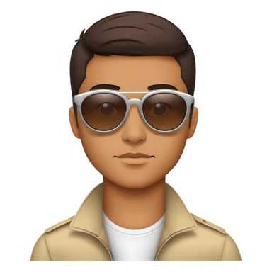 IShowSpeed inspired head, profile view, with sunglasses sticker