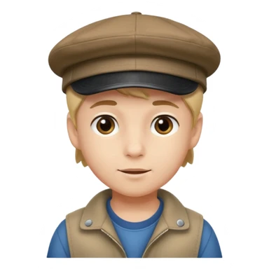 Boy with casquette  sticker