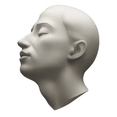 sculpture inhale sticker