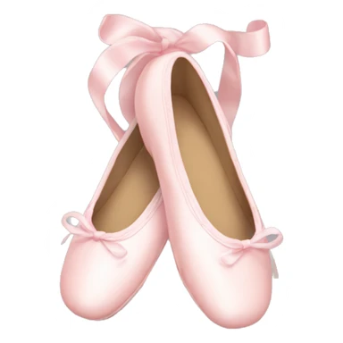 Pale pink ballet shoes sticker