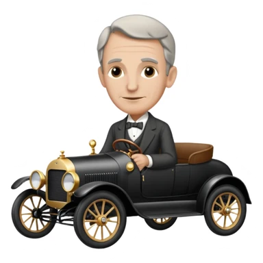 first car created by henry ford sticker