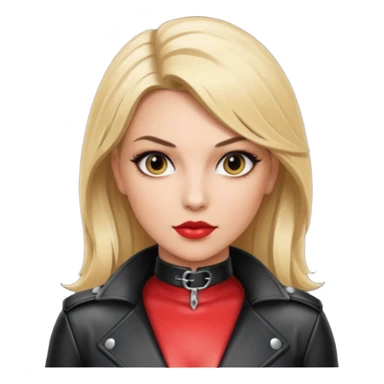  One Dominatrix with blonde hair sticker