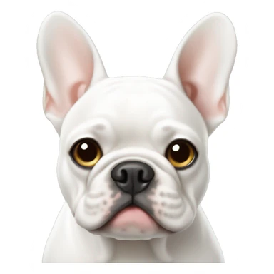 White French Bulldog sticker