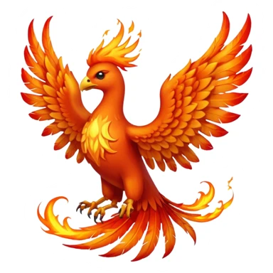 Fire phoenix - wings ablaze








 sticker