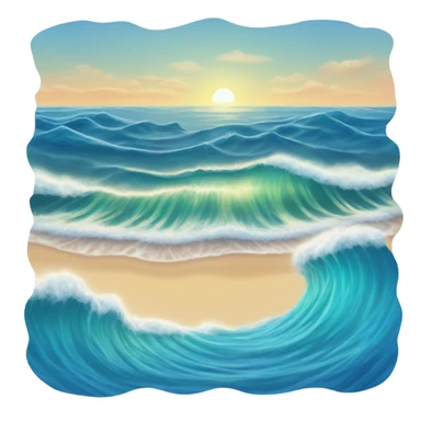 Ocean sticker