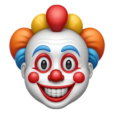 Art the clown emoji sticker