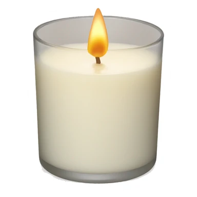 White barn vanilla candle  sticker