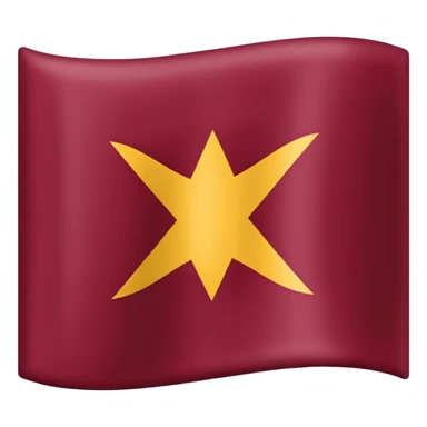 Bandera color vino entero sticker