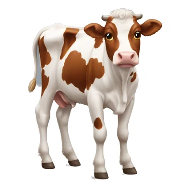 Vache rousse  sticker