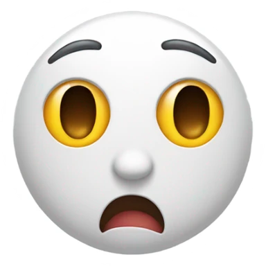 Eye twitching and a half smile emoji  sticker