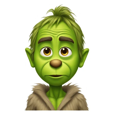 Full body grinch  sticker