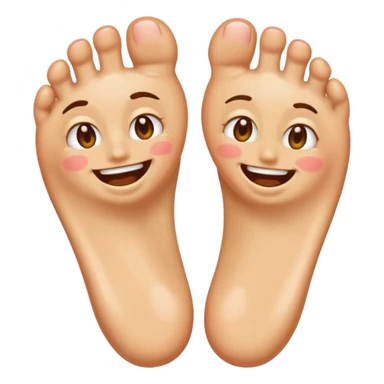 emoji smelling feet sticker
