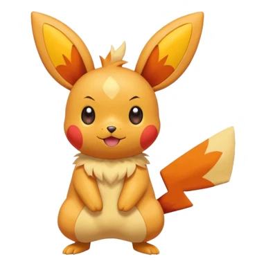 Plusle-Pichu-Victini-fusion, full body sticker