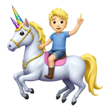 Bob the minion on a unicorn sticker
