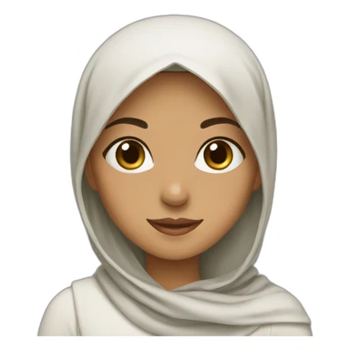 Tunisan Muslim girl sticker