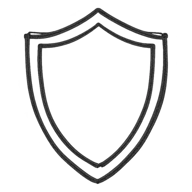 A shield  sticker