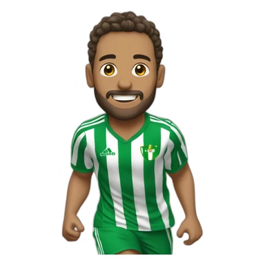 Betis player running sticker