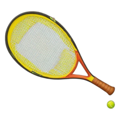 Pickeball racquet sticker