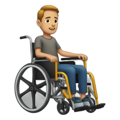 Ignasi giro on a wheelchair sticker